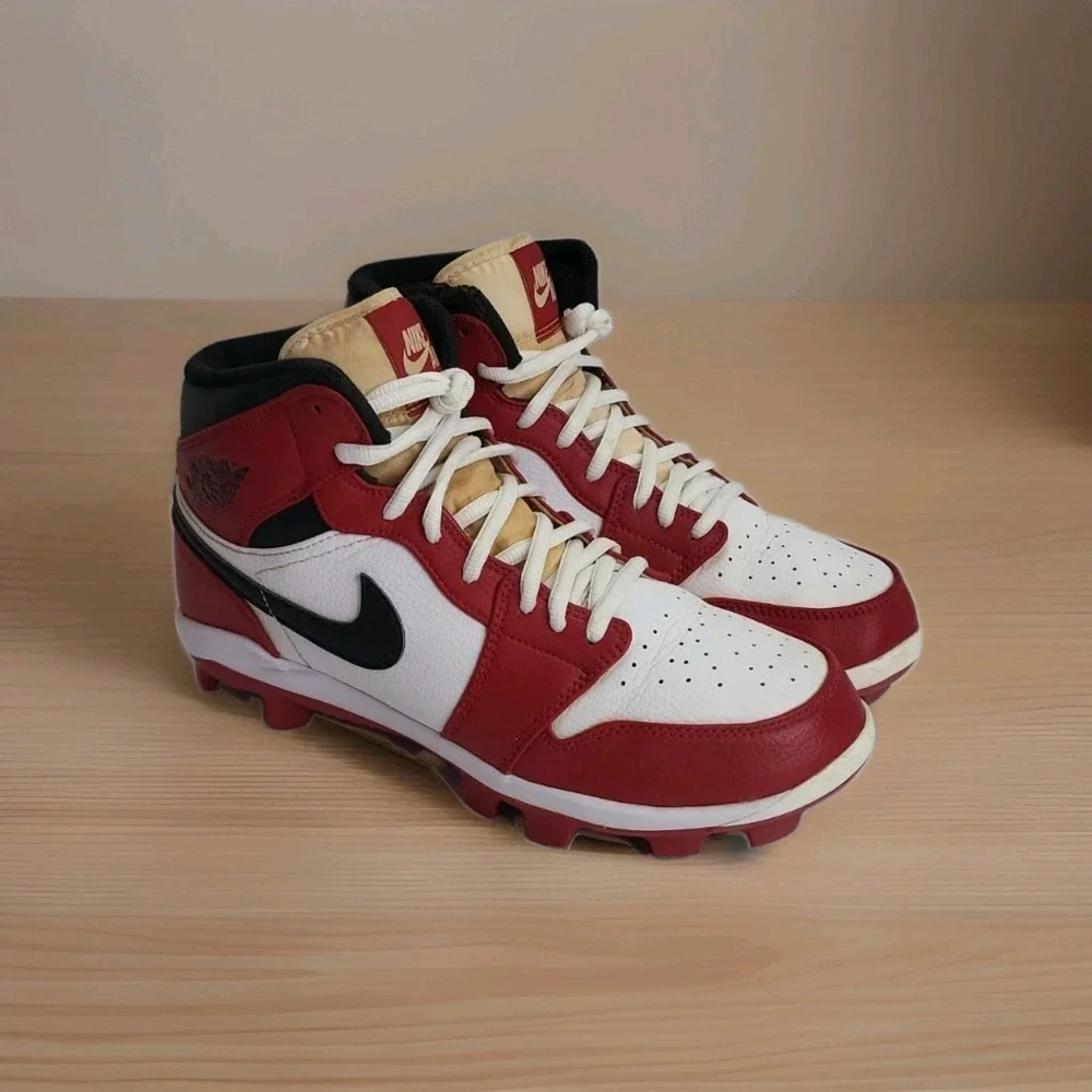 Air Jordan 1 Retro MCS Baseball Cleat Chicago AV5354-611 Men's 9.5